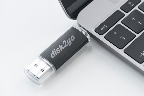 DISK2GO USB-Stick switch 8GB 30006590 Type-C USB 3.1 Type-A USB 3.0