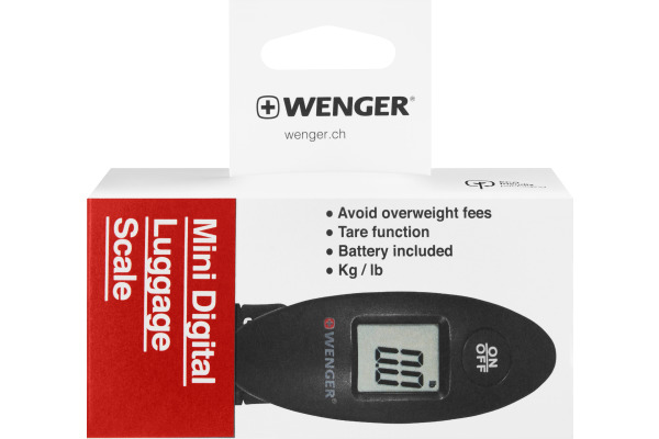 WENGER Mini Digital Kofferwaage 611883 schwarz