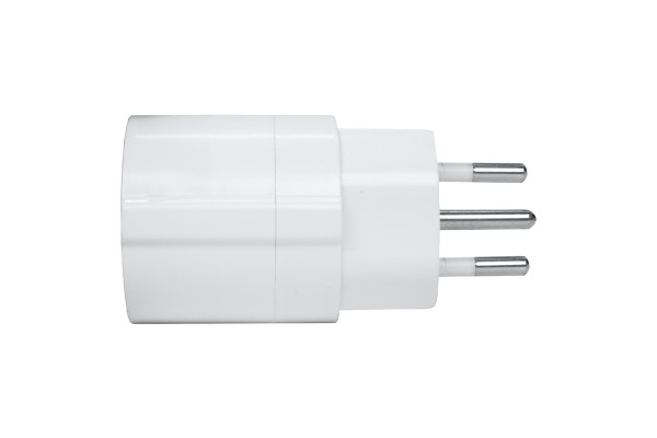 STEFFEN Universaladapter EU-CH 14095711 weiss 3-polig