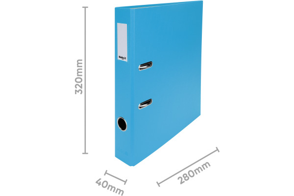 BIELLA Ordner Plasticolor 4cm 10740406U hellblau A4