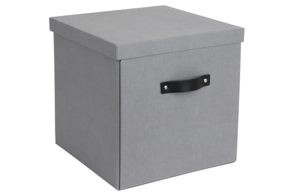 BIGSO BOX Aufbewahrungsbox Logan 154133L03 grau 31.5x31.5x31cm