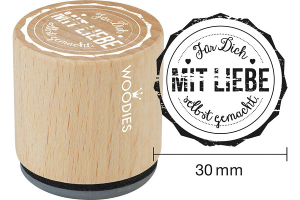 COLOP Woodies Display Handmade 151334 25 Stempel, 5 Kissen