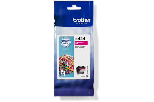 BROTHER Tintenpatrone magenta LC-424M DCP-J1200 750 Seiten