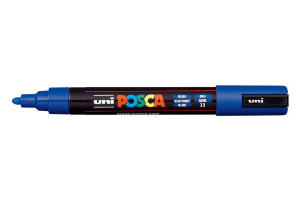 POSCA Marker 1.8-2.5mm PC-5M blau, Rundspitze