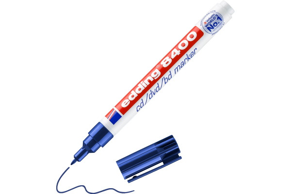 EDDING CD-Marker 8400 0,5-1mm 8400-3 blau