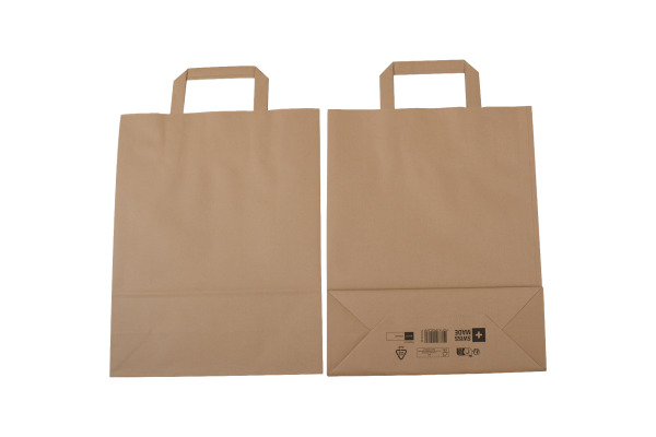 ELCO Tragetasche 26x10x33cm 7010103.2 mit Henkel, braun 50 Stück