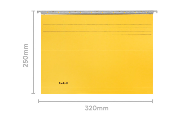 BIELLA Hängemappe A4 27142520U gelb 32x25cm