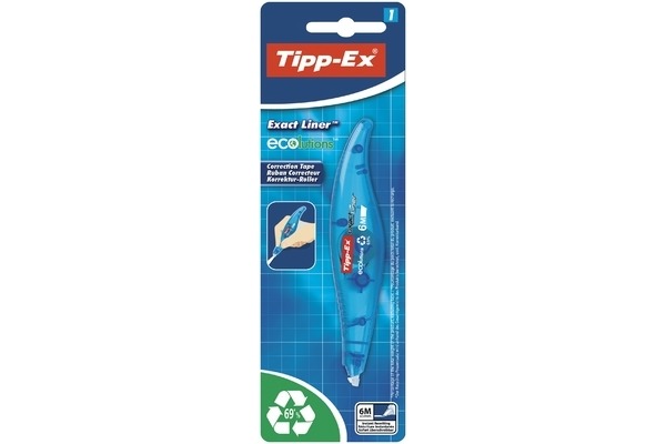 TIPP-EX Korrekturroller Exactliner 868.0772 ECOlution, Blister 5mmx6m