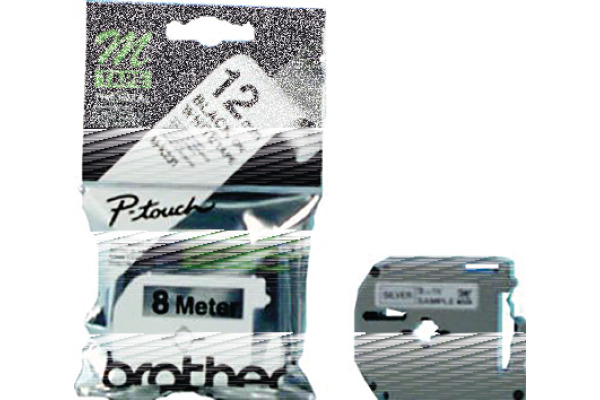 PTOUCH Band,nicht lam. schwarz/weiss M-K231BZ zu PT-65/75/85/110 12mm/8m