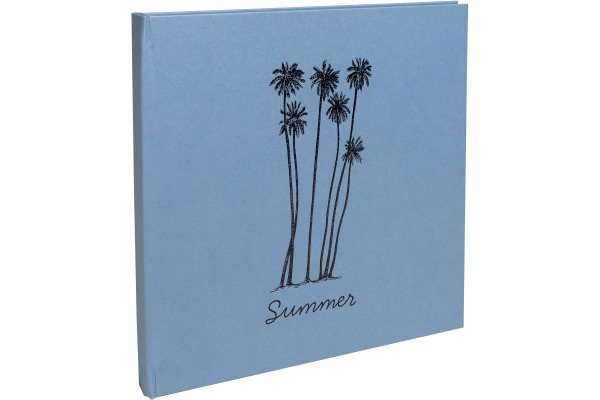 EXACOMPTA Fotoalbum Summertime 25x25cm 16345E Eisblau 30 Seiten