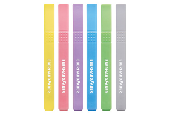 EBERHARD Textmarker Slim 551506 pastell 6 Stück