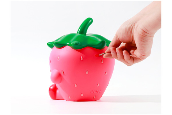 I-TOTAL Sparkasse 17x17x 20cm XL2499F Stella Strawberry