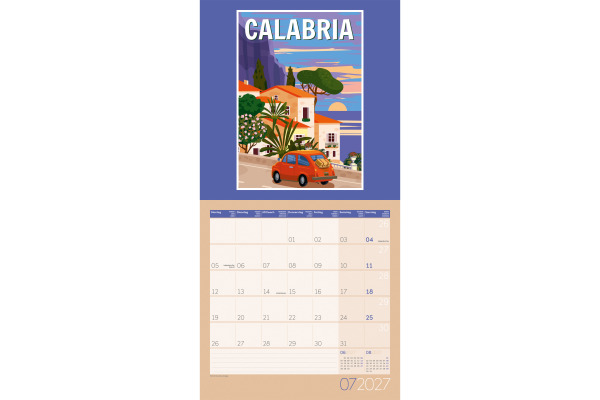 ACKERMANN Bildkalender 2027 4703 Vintage Voyage ML 30x30cm