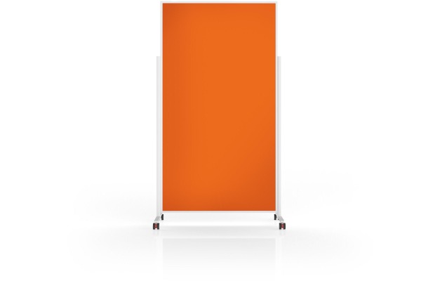 MAGNETOP. Design-Moderatorentafel VP 1181144 Filz, orange 1000x1800mm