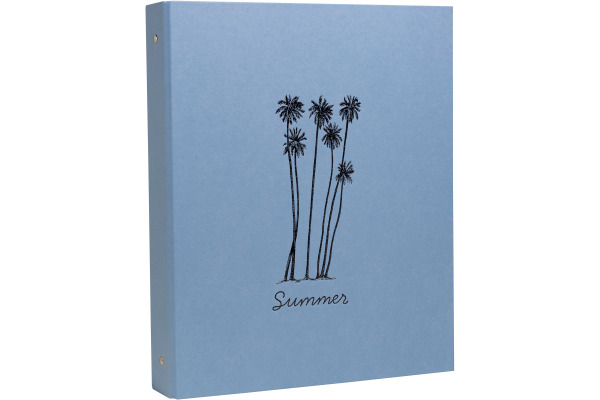 EXACOMPTA Fotoalbum Summertime 26x32cm 17045E Eisblau 60 Seiten