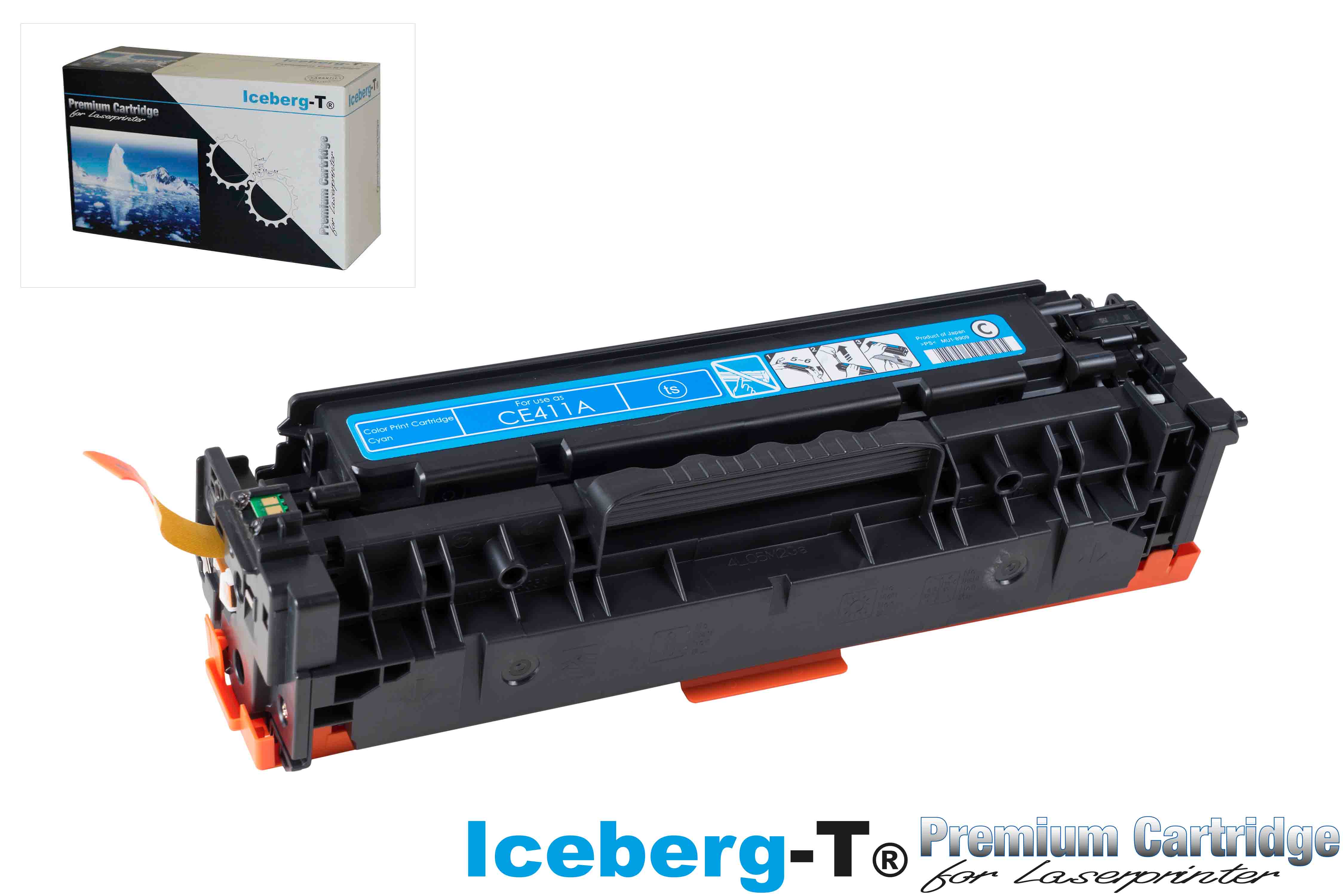 Iceberg-T Toner CE411A / 305A 2'600 Seiten, cyan