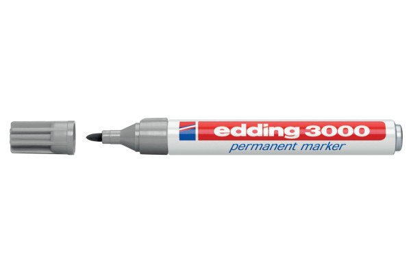 EDDING Permanent Marker 3000 1,5-3mm 3000-12 grau