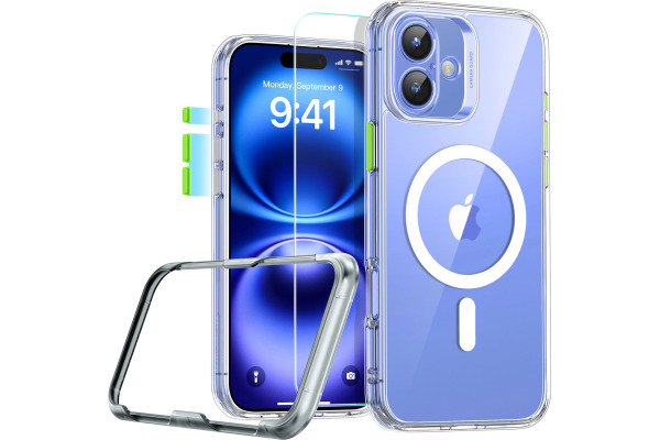 ESR Classic Hybrid Case MagSafe 1A79401 +Glass iPhone 16 Clear