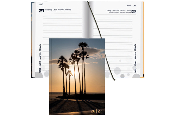 BIELLA Schüleragenda Palms 26/27 14840027U 1T/1S 12x16.5cm