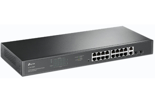 TP-LINK 18-Port Gigabit Rackmount TLSG1218M Switch with 16-Port PoE