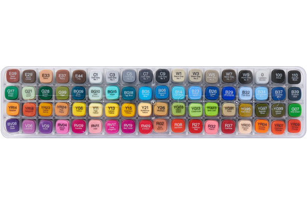 COPIC Marker Classic 20075160 Set A, 72 Stück