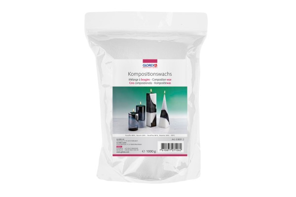 GLOREX Kompositionswachs 1000g 686012 Wachsmischung