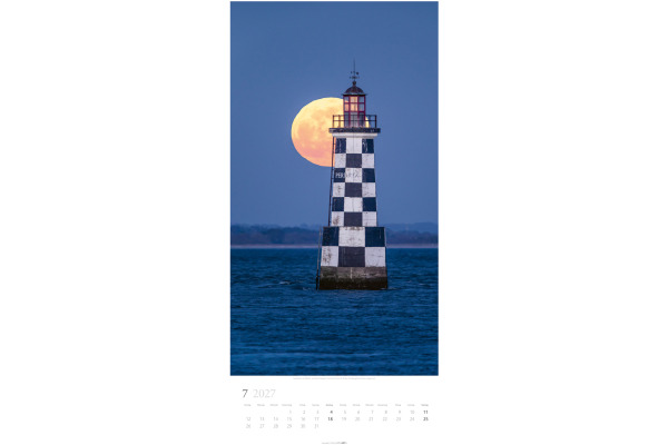 WEINGARTE Bildkalender 2027 315060027 Leuchttürme DE 33x68cm