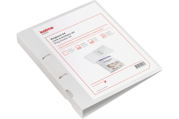 KOLMA Präs.-Ringbuch Vario 3.8cm 02.120.00 2 Ringe transparent A4