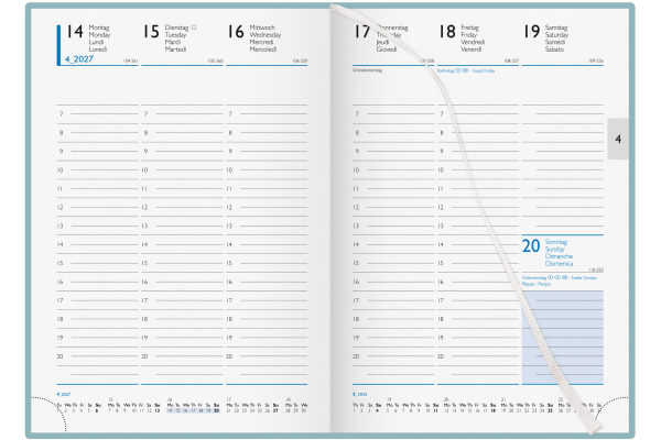 BIELLA GA Colorful 7 2027 809707310 1W/2S salb.grün ML 14.5x20.5cm