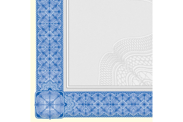 SIGEL Designpapier Urkunde A4 DP490 blau, 185g 20 Blatt