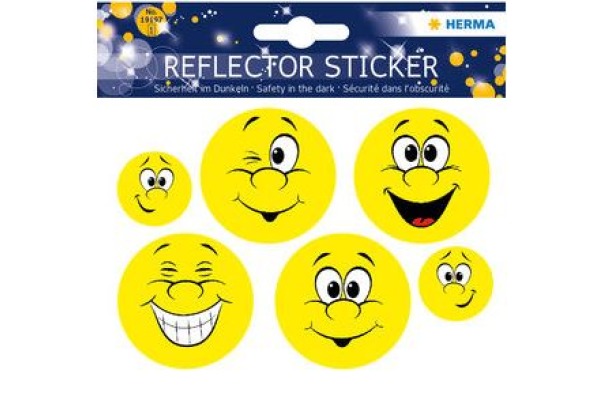 HERMA Reflektorsticker 19197 Happy Face