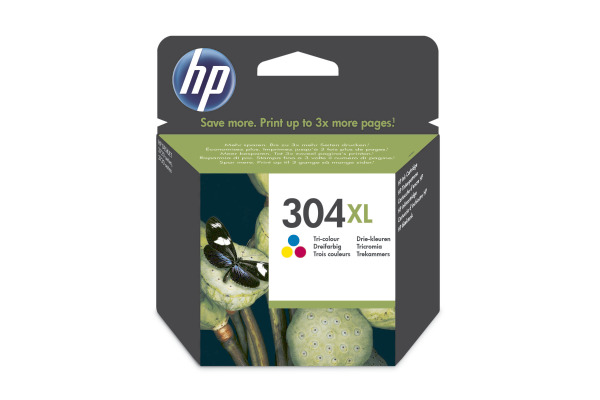 HP Tintenpatrone 304XL color N9K07AE DeskJet 3720/30 300 Seiten
