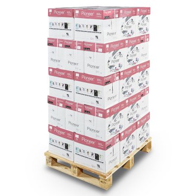 Pioneer Kopierpapier A4 80g, hochweiss 1 Palette 100'000 Blatt Box 5 x 500 Bl./Bg.