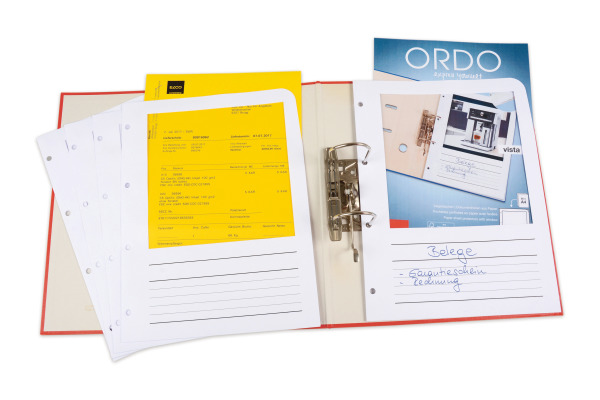 ELCO Zeigetasche Ordo A4 29462.10 vista, weiss 100 Stück