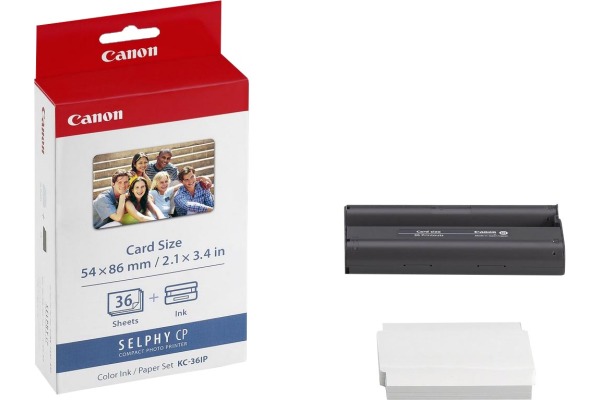 CANON Farbtinte/Papierset 8,6x5,4cm KC36IP CP 100 36 Blatt