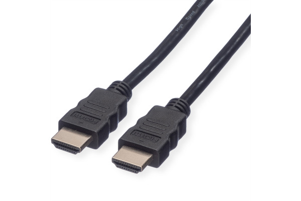 ROLINE HDMI High Speed Kabel, Eth. 11.04.554 Black, ST/ST, 2160p, 3D 2m