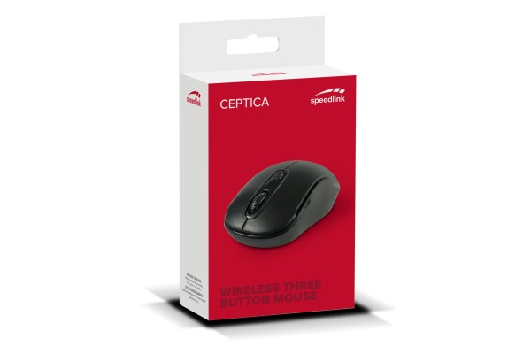SPEEDLINK Ceptica Wireless Mouse SL630013B USB, black/black