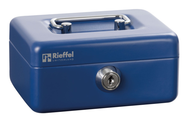 RIEFFEL Geldkassette KIKA A15470 12,5x6x9,5cm blau