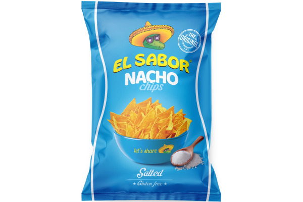 EL SABOR Nacho Chips Salted ES109  100g