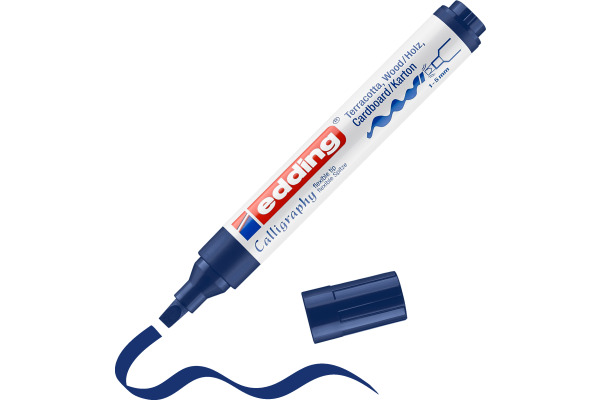 EDDING Permanent Marker 1455 1-5mm 1455-17 blau
