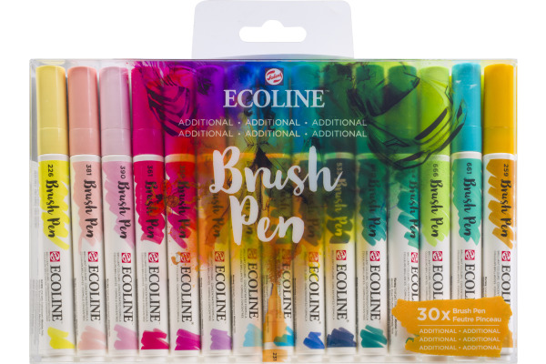 TALENS Ecoline Brush Pen Set 11509026 ass. Additional 30 Stück