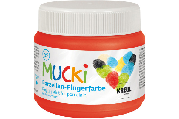 KREUL Porzellan-Fingerfarbe Mucki KR-26303 rosenrot