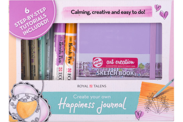 TALENS Handlettering Set 16550002 Happy Journaling 8-teilig