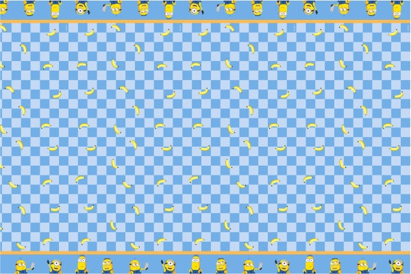 PARTYDECO Tischdecke 180x120cm OBP11 Minions