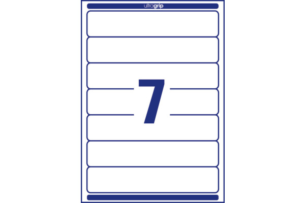 AVERY ZW. Ordner-Etiketten 38x192mm L4760-100 weiss 700 Stück/100 Blatt