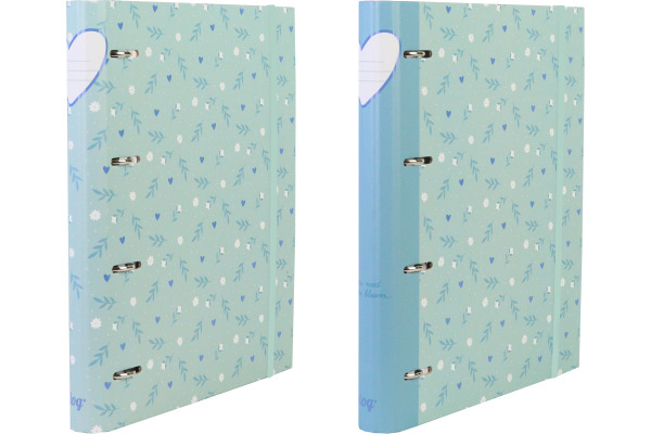 ANCOR Ringbuch A4 117752 B'LOG SWEET BLUE, liniert