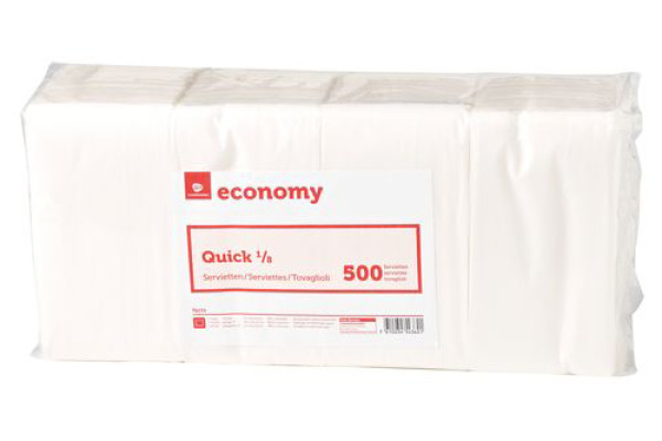 NEUTRAL Economy Servietten Quick 993120 weiss 500 Stück