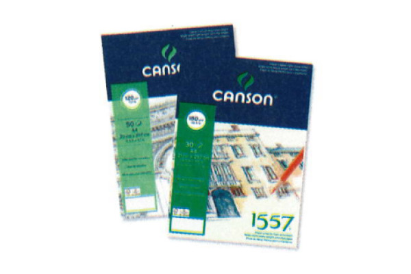 CANSON Skizzenblock 1557 A2 204127416 50 Blatt, geleimt, 180g