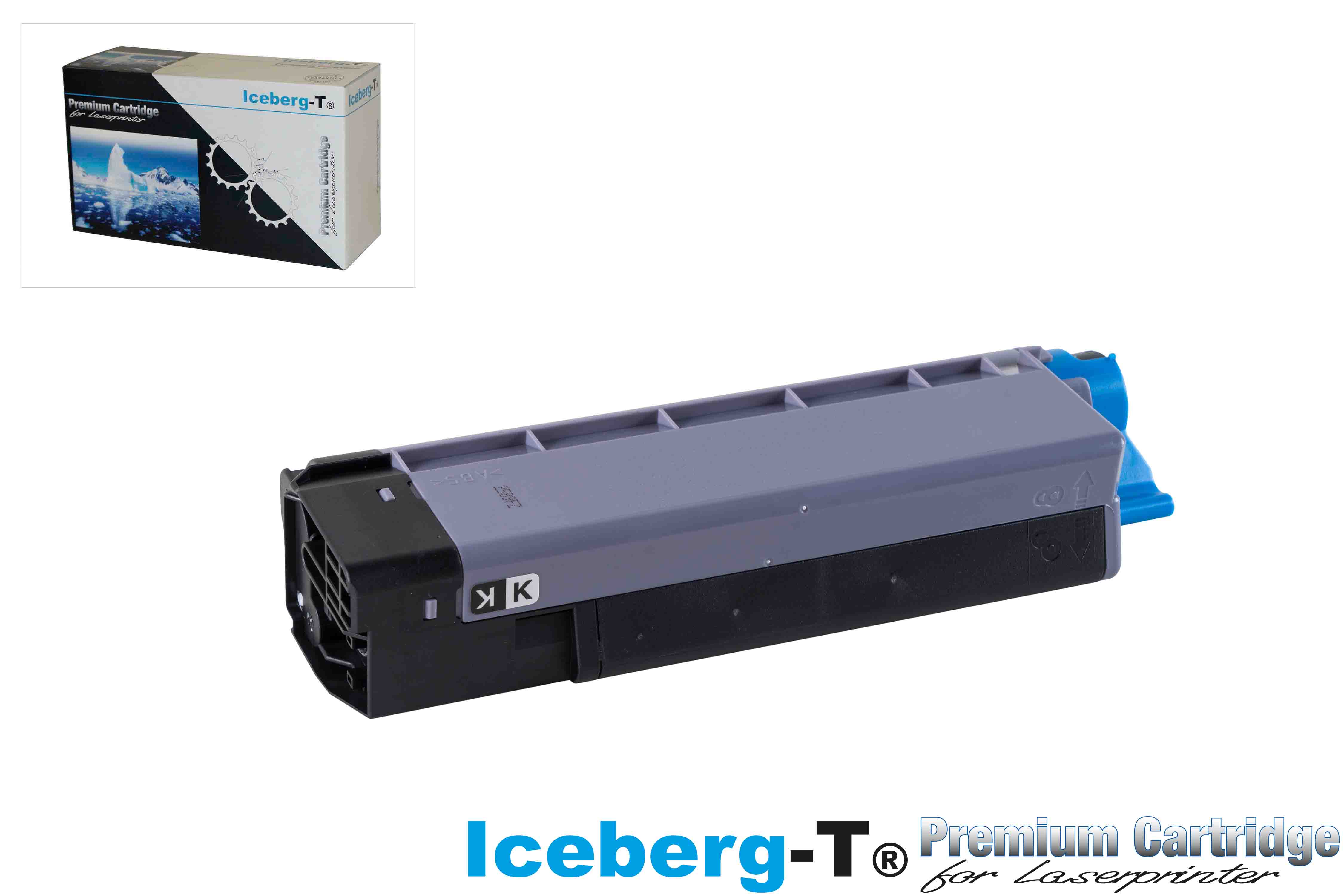Iceberg-T Toner OKI C610 8'000 Seiten, black