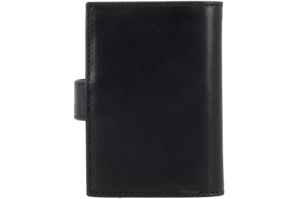 VALENTA Card Wallet Leather 588423 Black